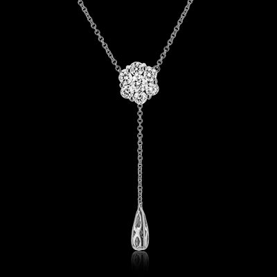Simon G. Pendant 18k Gold (White) 0.47 ct Diamond
