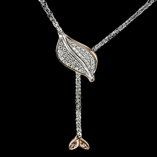 Simon G. Pendant 18k Gold (Rose, White) 0.19 ct Diamond