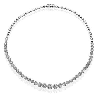 Simon G Fashion Necklace In 18K Gold With Diamonds (White)