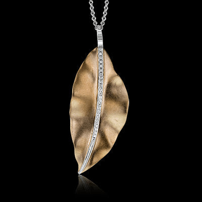 Simon G. Pendant 18k Gold (Rose, White) 0.16 ct Diamond