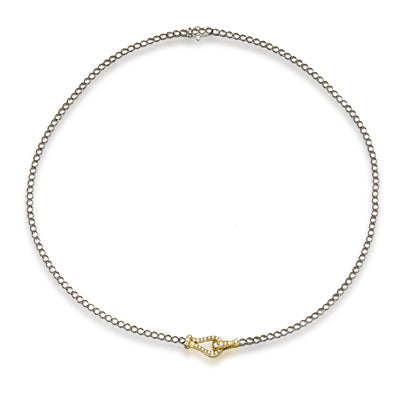 Simon G Fashion Necklace In 18K Gold With Diamonds (White)