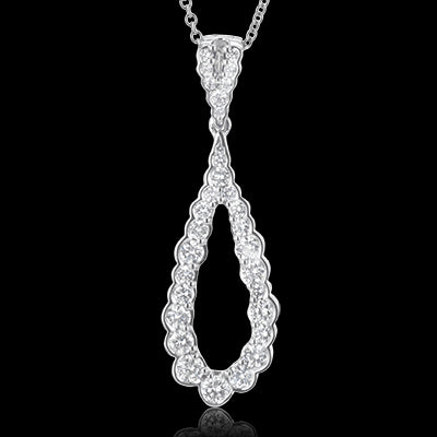 Simon G. Pendant 18k Gold (White) 0.56 ct Diamond