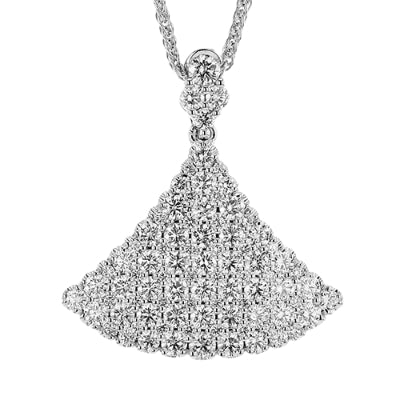 Simon G Fashion Pendant Necklace In 18K Gold With Diamonds (White)