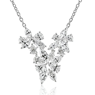 Simon G. Pendant 18k Gold (White) 2.65 ct Diamond