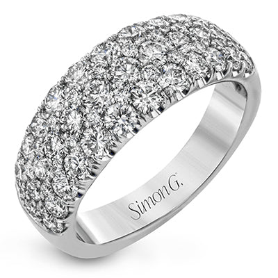 Simon G Bridal Anniversary Ring In 18K Gold With Diamonds (White)