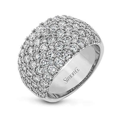 Simon G Bridal Simon Set Anniversary Ring In 18K Gold With Diamonds (White)