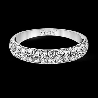 Simon G. 1.0 ctw Anniversary 18k White Gold Wedding Band