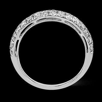 Simon G. 1.0 ctw Anniversary 18k White Gold Wedding Band