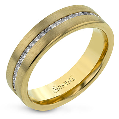Simon G Men Ring 14k Gold (Yellow) 0.59 ct Diamond