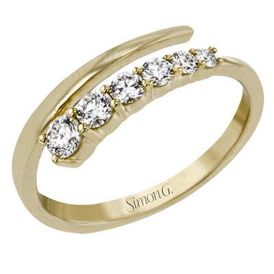 Simon G Fashion Harmonie Right Hand Ring In 18K Gold With Diamonds (Yellow)