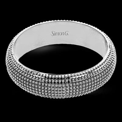 Simon G. 14k White Gold Wedding Band