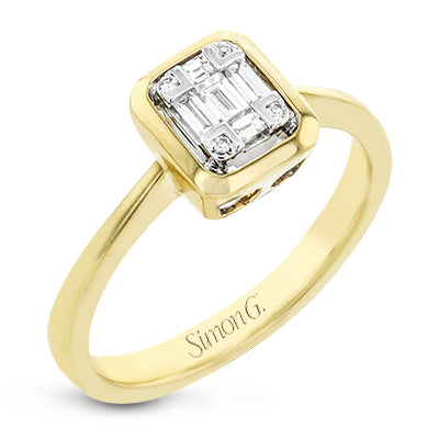 Simon G Fashion Right Hand Ring In 18K Gold With Diamonds (White,Yellow)