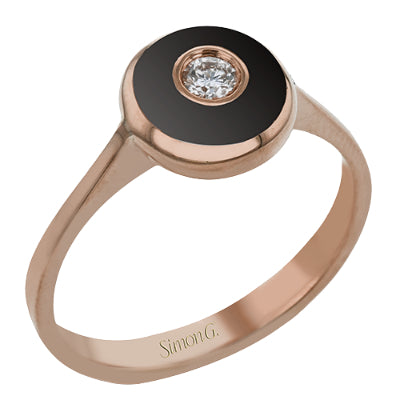 Simon G Fashion Right Hand Ring In 18K Gold With Diamonds (White,Rose)