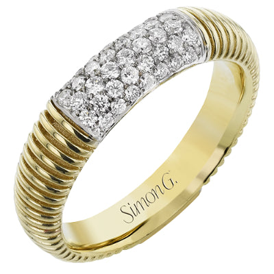 Simon G Fashion Right Hand Ring In 18K Gold With Diamonds (White)