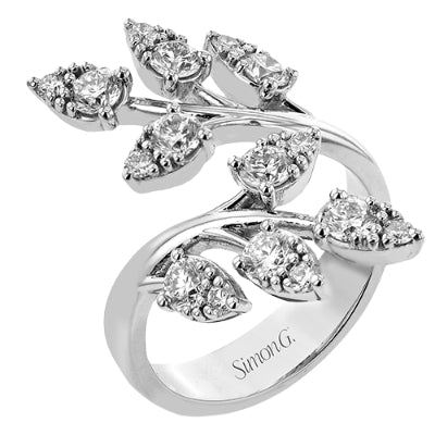 Simon G Fashion Right Hand Ring In 18K Gold With Diamonds (White)