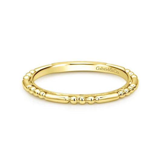 Gabriel & Co. 14k Yellow Gold Stackable Ring