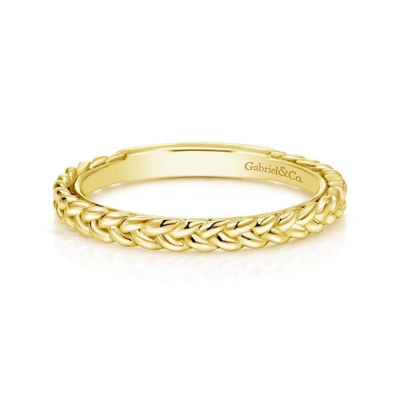 Gabriel & Co. 14k Yellow Gold Stackable Ring