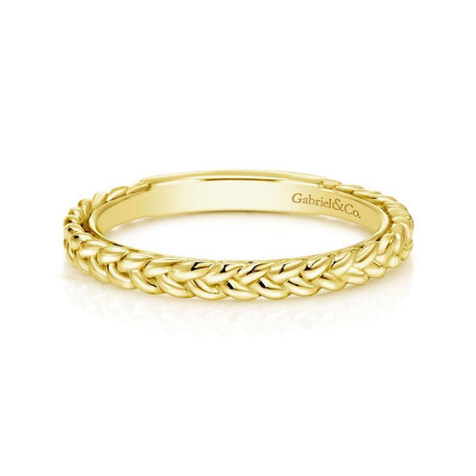 Gabriel & Co. 14k Yellow Gold Stackable Ring