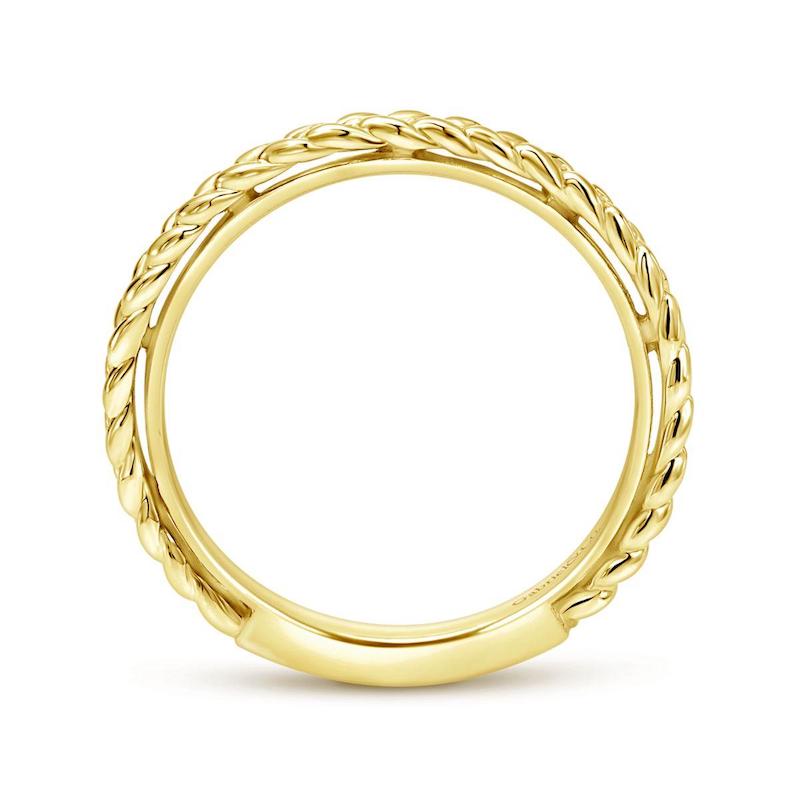 Gabriel & Co. 14k Yellow Gold Stackable Ring