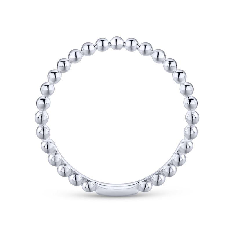 Gabriel & Co. 14k White Gold Stackable Ring