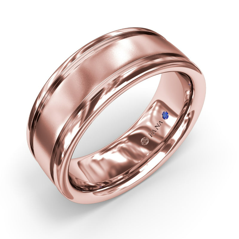 Fana Sandblast Finish Men's Band