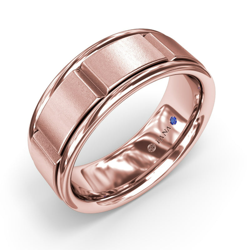 Fana Sandblast Finish Men's Band