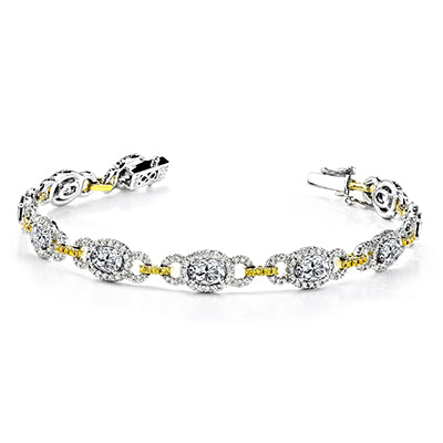 Simon G. Color Bracelet 18k Gold (White, Yellow) 2.07 ct Diamond
