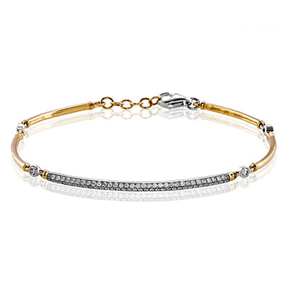 Simon G. Bracelet 18k Gold (White, Yellow) 0.48 ct Diamond