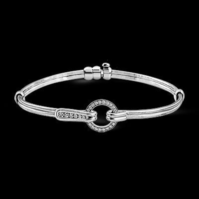 Simon G. Gent Bracelet 18k Gold (White) 0.39 ct Diamond