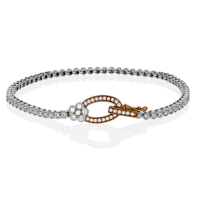 Simon G. Bracelet 18k Gold (Rose, White) 1 ct Diamond