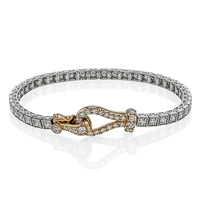 Simon G. Bracelet 18k Gold (Rose, White) 3 ct Diamond