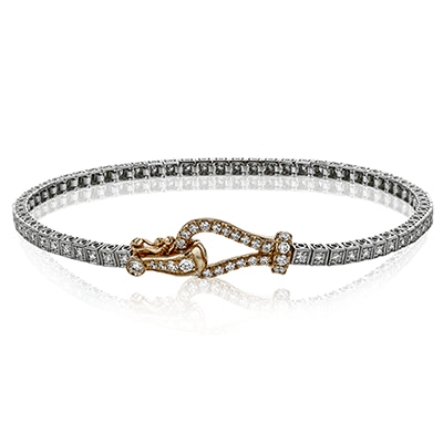 Simon G. Bracelet 18k Gold (Rose, White) 1 ct Diamond