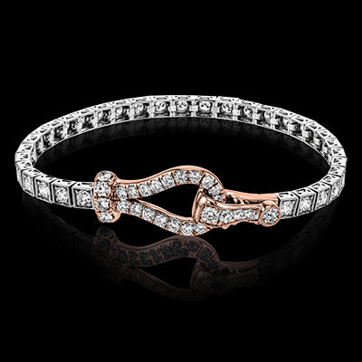 Simon G. Bracelet 18k Gold (Rose, White) 2 ct Diamond