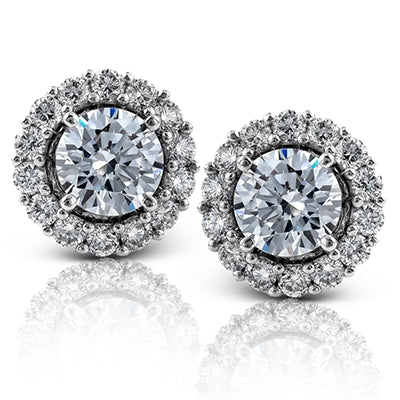 Simon G. Earring 18k Gold (White) 1.03 ct Diamond