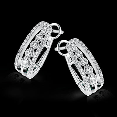 Simon G. Earring 18k Gold (White) 0.66 ct Diamond