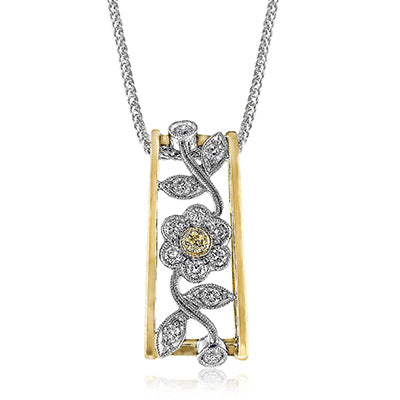 Simon G. Pendant 18k Gold (White, Yellow) 0.24 ct Diamond