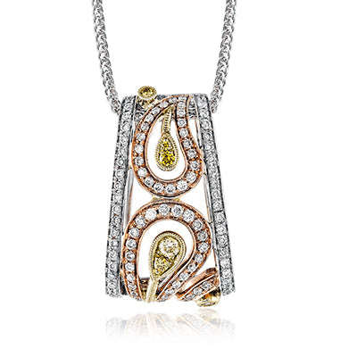 Simon G. Pendant 18k Gold (Rose, White, Yellow) 0.44 ct Diamond