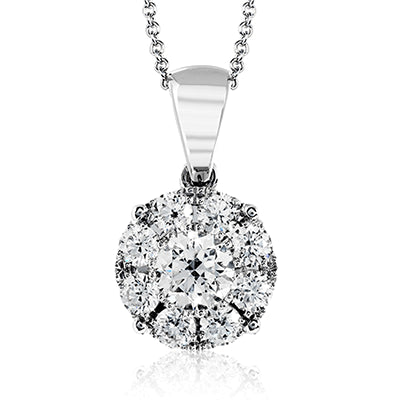 Simon G. Pendant 18k Gold (White) 0.7 ct Diamond