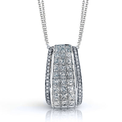 Simon G. Pendant 18k Gold (White) 1.56 ct Diamond