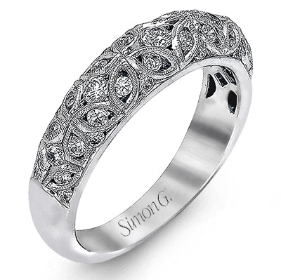 Simon G Bridal Anniversary Ring In 18K Gold With Diamonds (White)