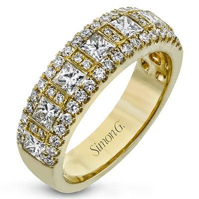 Simon G. Anniversary 18k Yellow Gold Wedding Band