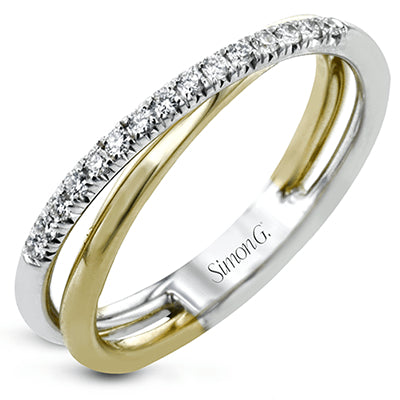 Simon G Fashion Right Hand Ring In 18K Gold With Diamonds (White)