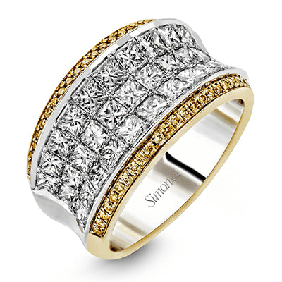 Simon G Bridal Simon Set Anniversary Ring In 18K Gold With Diamonds (White,Yellow)