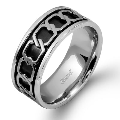 Simon G Men Ring Platinum (White)
