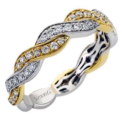 Simon G Fashion Right Hand Ring In 18K Gold With Diamonds (White,Yellow)
