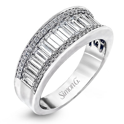 Simon G Bridal Anniversary Ring In 18K Gold With Diamonds (White)