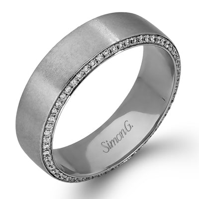Simon G Men Ring Platinum (White) 0.5 ct Diamond