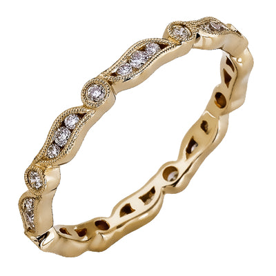 Simon G Fashion Right Hand Ring In 18K Gold With Diamonds (Yellow)