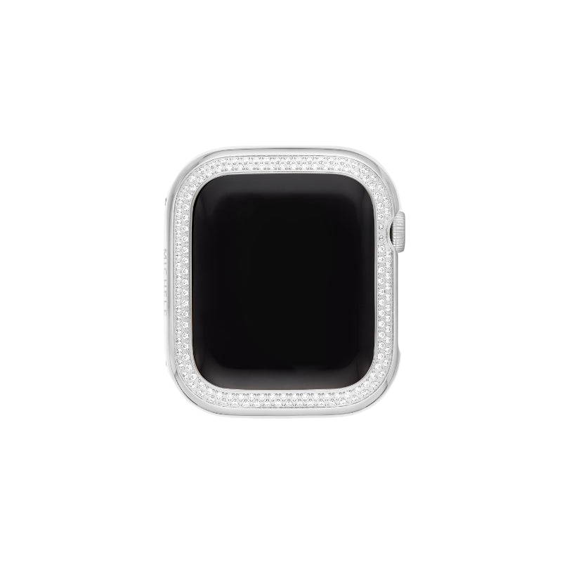 Michele Series 6 40MM Diamond Case for Apple Watch in Stainless Steel