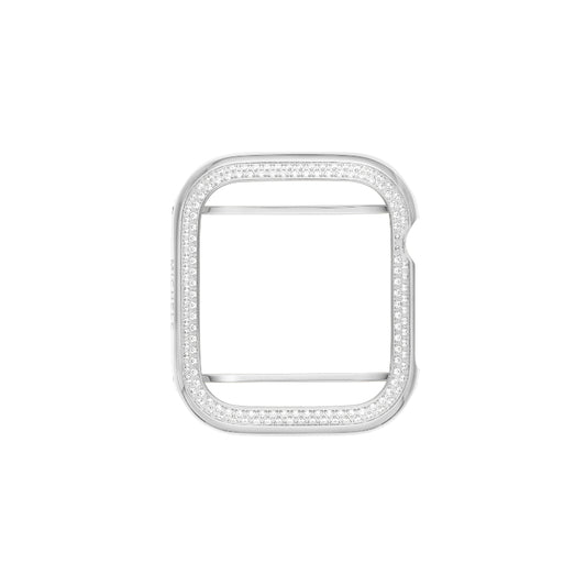 Michele Series 6 40MM Diamond Case for Apple Watch in Stainless Steel